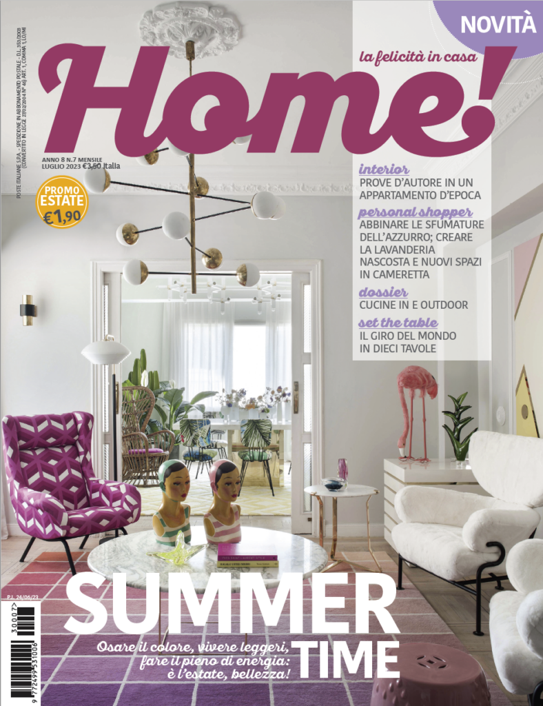 Home! Magazine – E’ in edicola il numero di luglio 2023