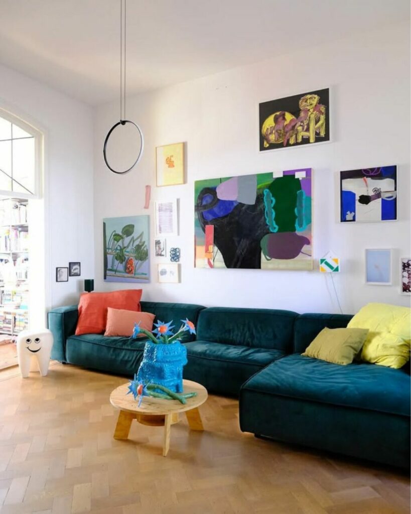 Arredare casa con l’arte: la ricetta della felicità di una coppia belga in una villa di 260 metri quadri