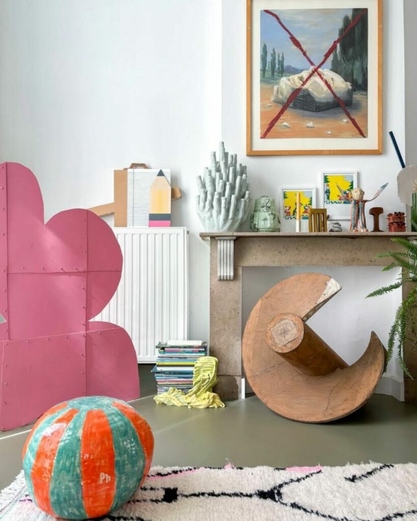 Arredare casa con l’arte: la ricetta della felicità di una coppia belga in una villa di 260 metri quadri