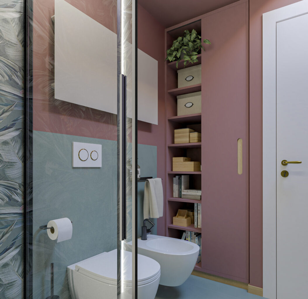 Un bagno di carattere