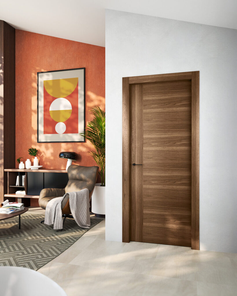 La brillante versatilità delle porte in tranciato precomposto