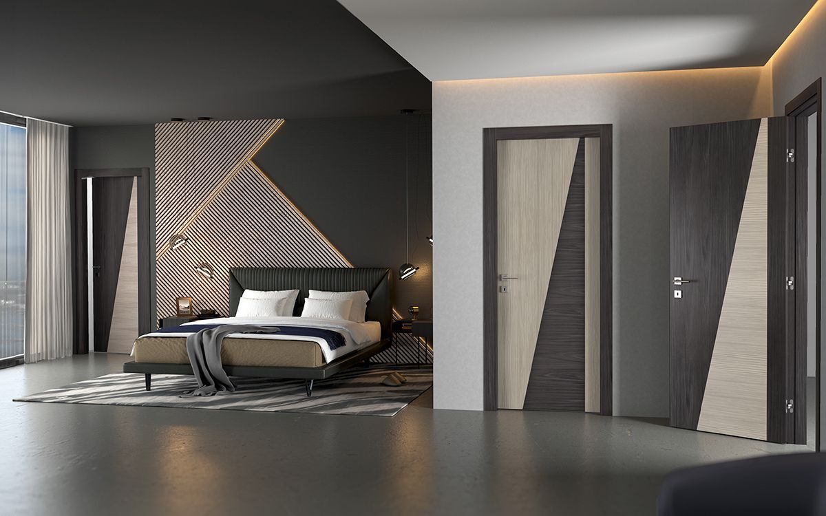 La brillante versatilità delle porte in tranciato precomposto