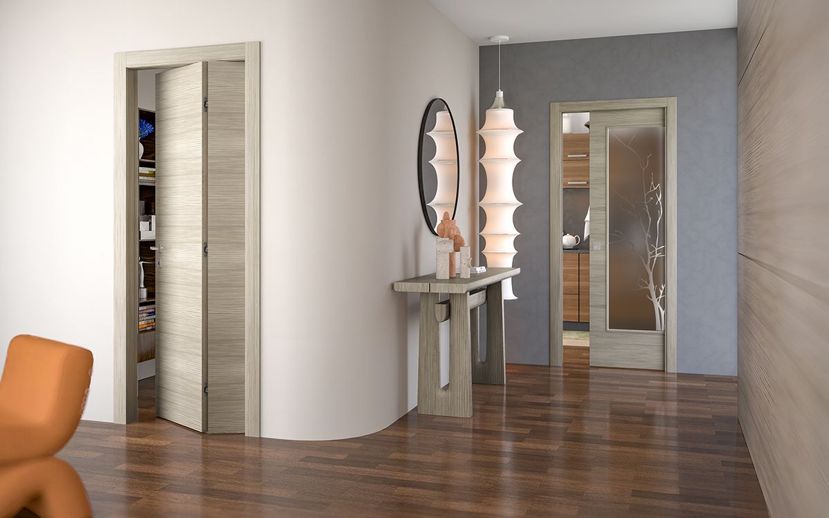 La brillante versatilità delle porte in tranciato precomposto