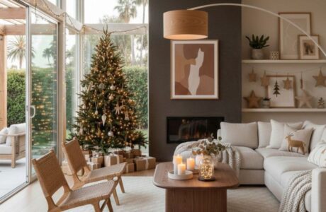 Un esempio di living arredato con pezzi di design a prezzi outlet