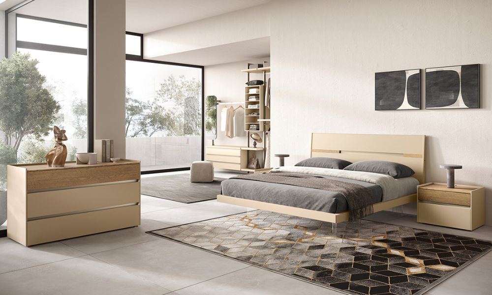 Brize, una delle camere da letto moderne proposte da Moretti Compact Giorno Notte nella linea Eclipse