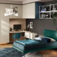 Una camera pensata per una utenza di giovani adulti, in equilibrio tra intimità e funzionalità